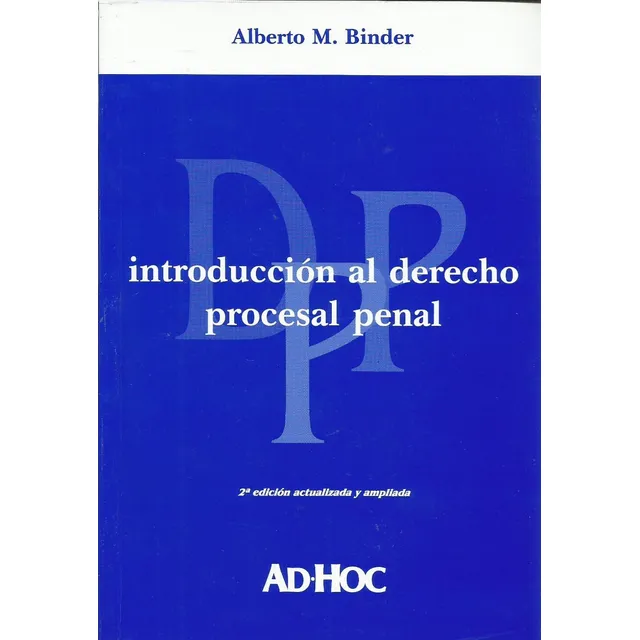 Introducción Al Derecho Procesal Penal Binder