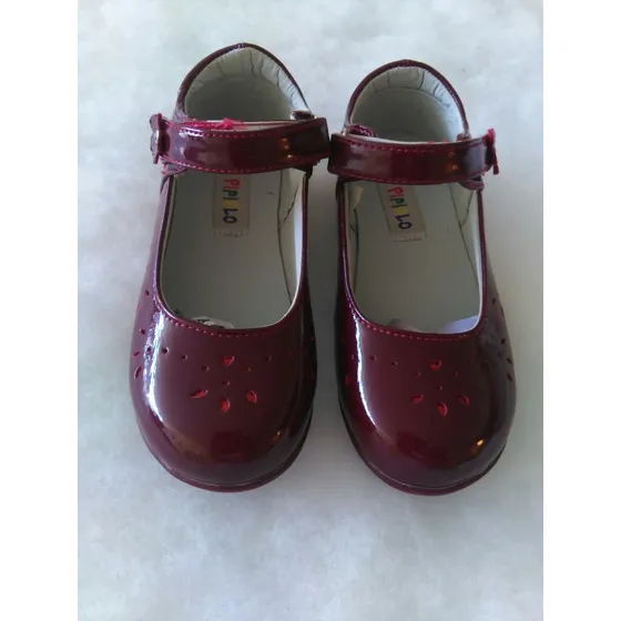 Zapatos Vino Tinto Niña Pipiolo
