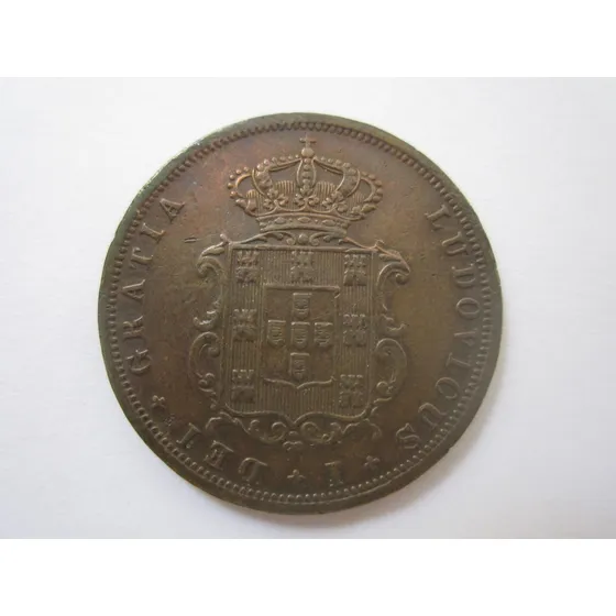 Portugal Moeda V Réis 1875