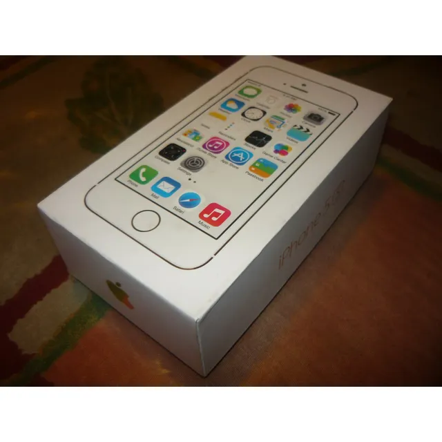 Caja Iphone 5s Gold/dorado 16gb Completo Con Sacachip