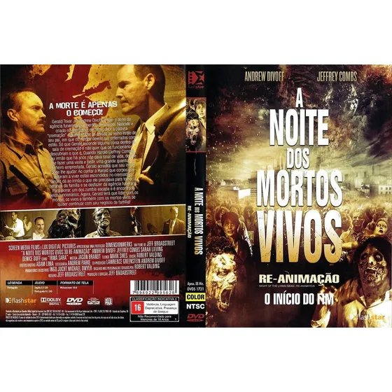 Dvd A Noite Dos Mortos Vivos Re-animação O Inicio Do Fim