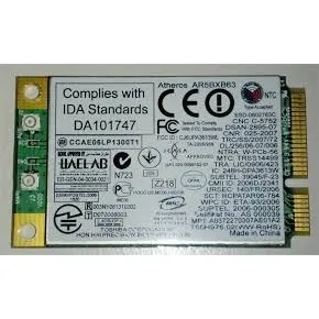 Tarjeta Red Wifi Laptop Toshiba A200 A205 A210 A215 Atheros