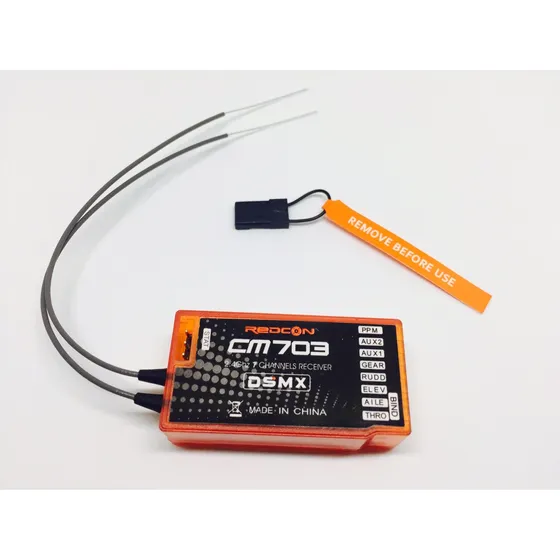 Receptor Redcon 7 Canais Sistema Dsm2 Dsmx Com Frete Gratis!