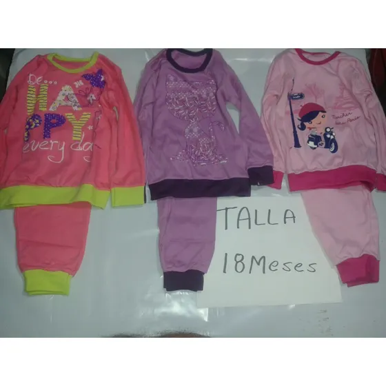 Pijama Ovejita Para Bebe Niña 100 % Algodon