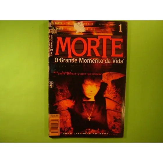Cx J 71  Mangá Hq Gibi Dc Morte O Gde Momento Da Vida  1 De3