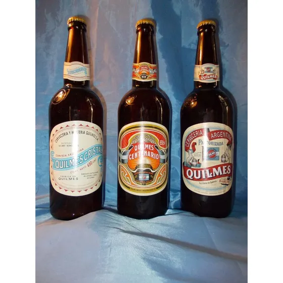 Cerveza Quilmes Centenario 650 Cm Edic.limitada Juego 3 Bot.