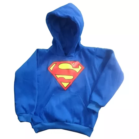 Buzo Con Capota Niños Superman Hoodie