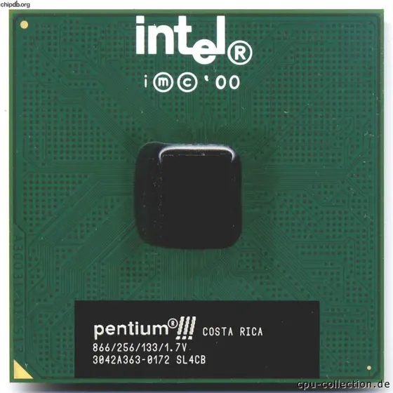 Processador Intel Pentium 3 866 Mhz 133 Mhz Fsb Socket 370