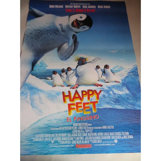 Poster Original De La Pelicula  Happy Feet:el Pingüino