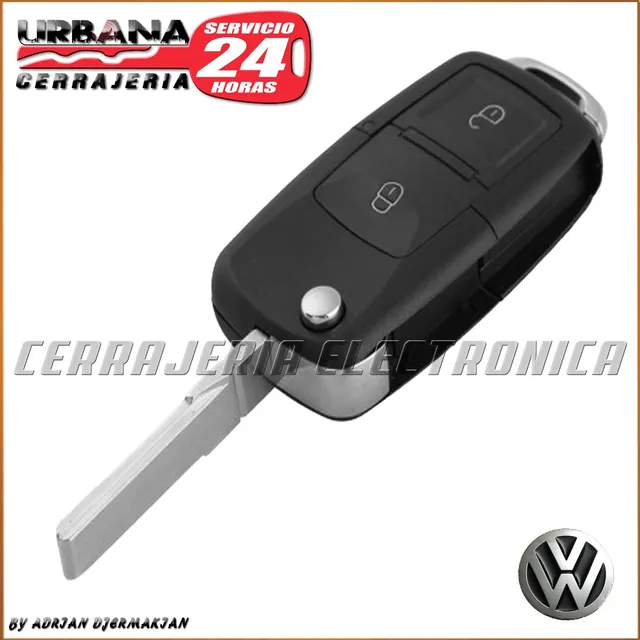 Carcasa Llave Volkswagen Amarok Codificada Cerrajeria Urbana