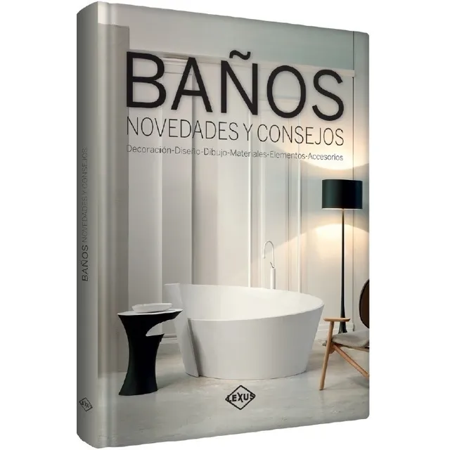 Libro Baños, Decoracion Diseño Dibujo Materiales Accesorios
