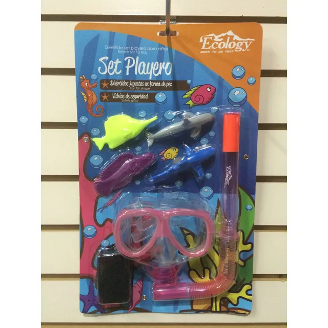 Set Playero Ecology Para Niñas Modelo Pez.