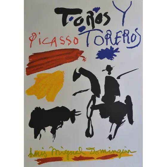 Pablo Picasso - Toros Y Toreros - Lámina 45x30 Cm.