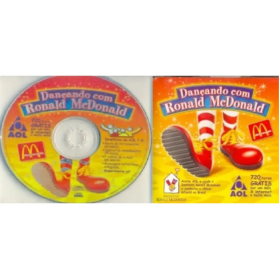 Cd Lacrado Dançando Com O Ronald Mcdonald