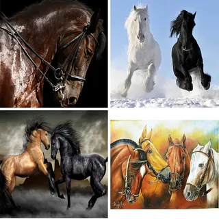 Caballos Lienzo Lienzografías 60x90 Cuadros Impresión Arte Caballos Lienzo Lienzografías 60x90 Cuadros Impresión Arte