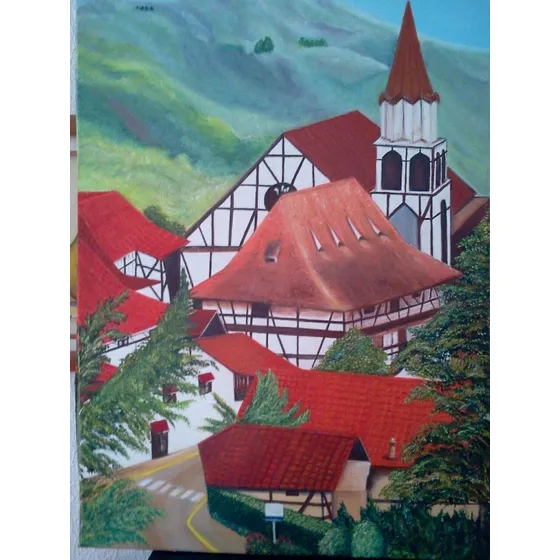 Cuadro Oleo 0.90 X 0.60 - Artista Mirian Flores Calles