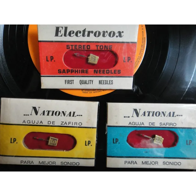 Agujas De Presion Para Tocadiscos Antiguos De Coleccion