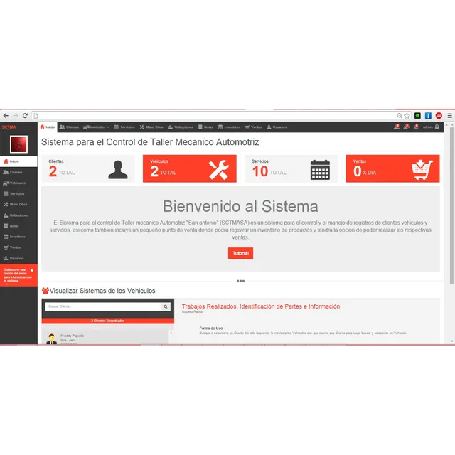 Software Para Taller Mecánico Automotriz , Sistema Online