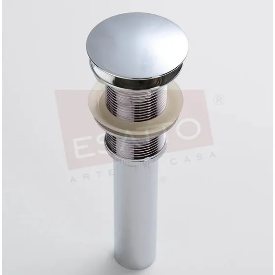 Esatto® Contra Válvula Push Pop-up Lavabo Ovalin En Cromo