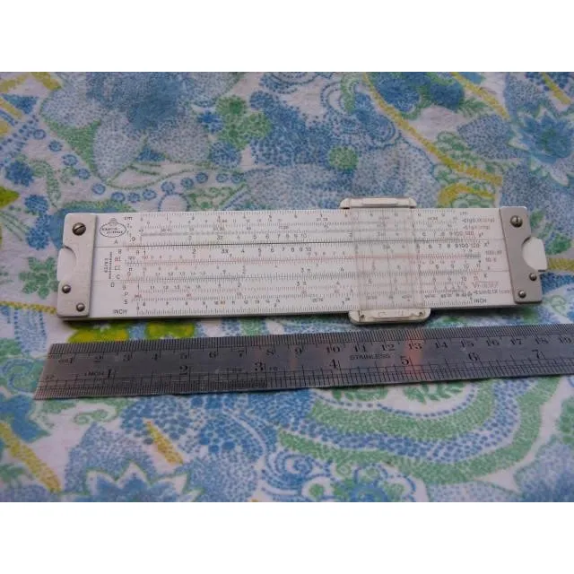 Mundo Vintage: Regla Calculo Faber Castell 62/82 Rdc Ectr5s