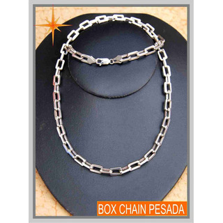 Cadena De Plata Box Chain 45 Cm. Cadena De Plata Box Chain 45 Cm.