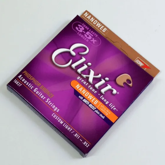 Cordas Violão Aço 011 Elixir Phosphor Bronze 