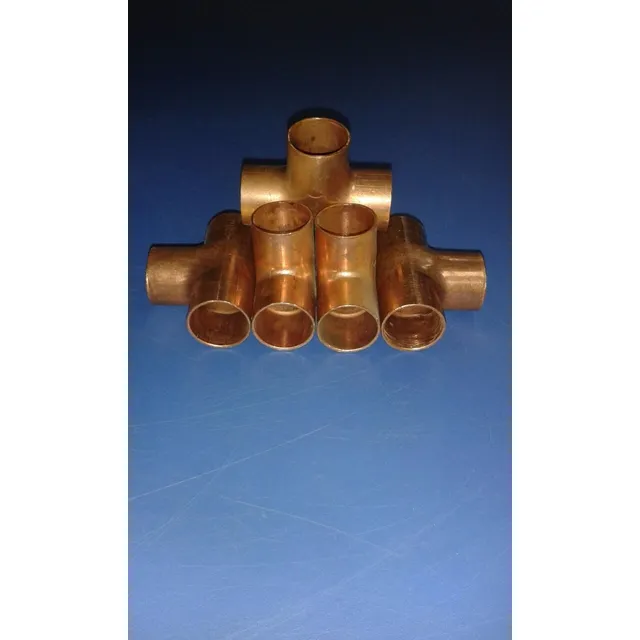 Combo De 2 Uni. T De Cobre Soldable De  7/8´´