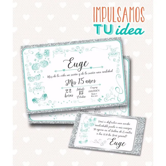 Tarjeta De 15 - Invitación De Quince Para Imprimir