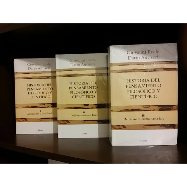 Historia Pensamiento Filosófico Y Científico Reale Antiseri