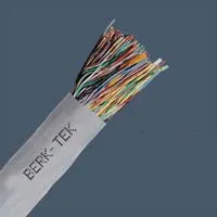 Bertek Cable Utp Plenum, 100 Pares 24 Awg, Cat 3, Gris - Mts