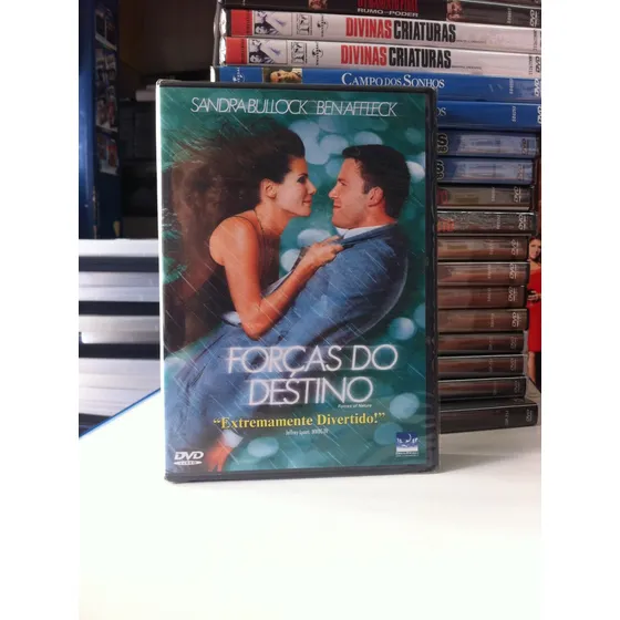 Dvd Original Forças Do Destino (sandra Bullock) Usado 