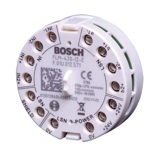 Módulo Supervisión De Interfaz. 2 Entradas Bosch Flm-420-i2-