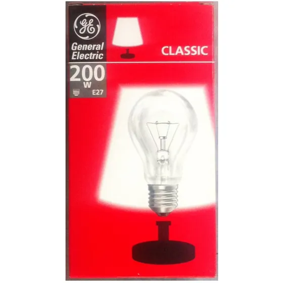 Bombillo 220v 200 Watios Incandescente General Electric