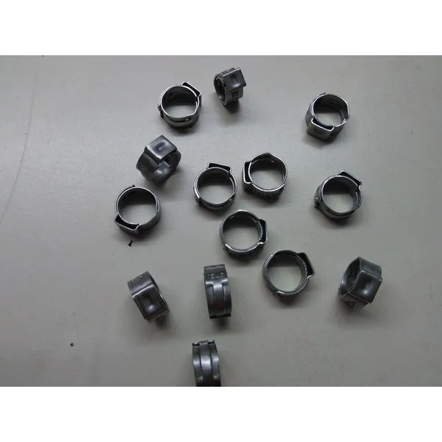 Abrazaderas Trak 12,3 Oreja Fija Inox 304 X 100 Unid.