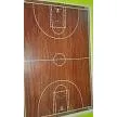 Lamina Afiche Cancha  Basquet 47cm X 32cm