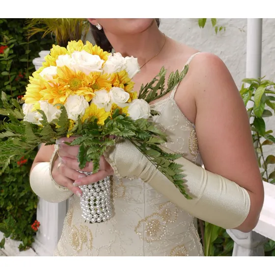 Vestido De Novia Color Beige Chanpang Oferta