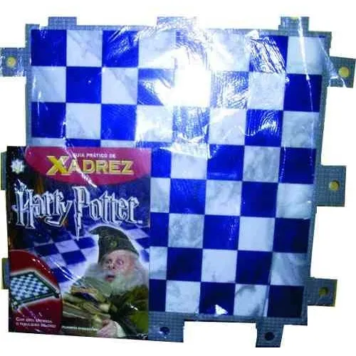 Tabuleiro Xadrez Hary Potter Novo Com Fasciculos