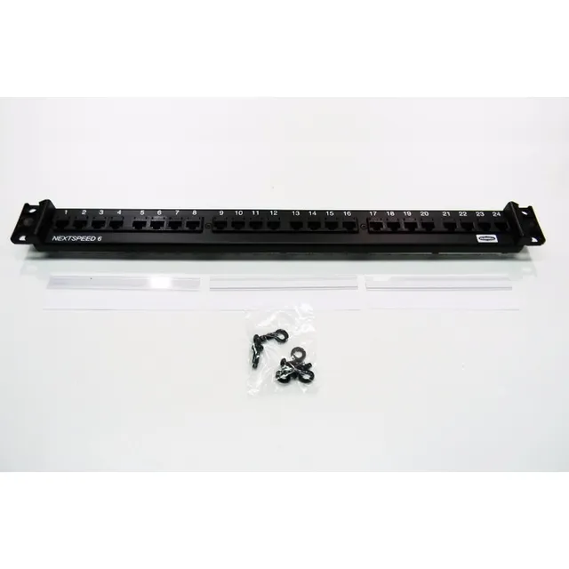 Panel De Parcheo Hubbell Cat6 24 Puertos Hp624 Original