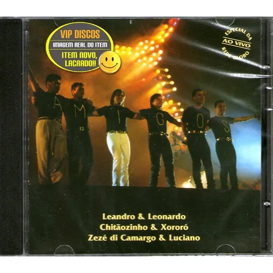 Cd Amigos Chitãozinho E Xororó Zezé Di Camargo Novo Lacrado!