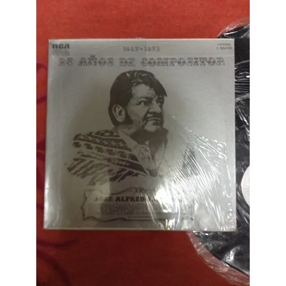 Lp Jose Alfredo Jimenez 25 Años De Compositor 