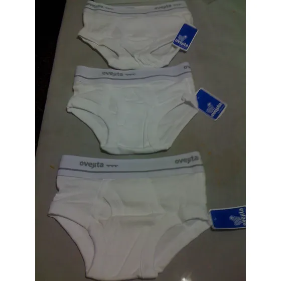 Interiores Clasico Ovejitas 100 % Algodon Talla 0,1,2,4 