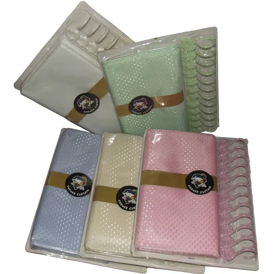 Cortina De Baño Tejida En Nylon Impermeable 180 X 180cm S7