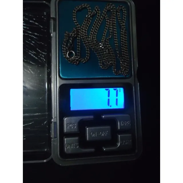 Cadena De Plata 835  7,7 Grs 62 Cm Largo 31 Cm