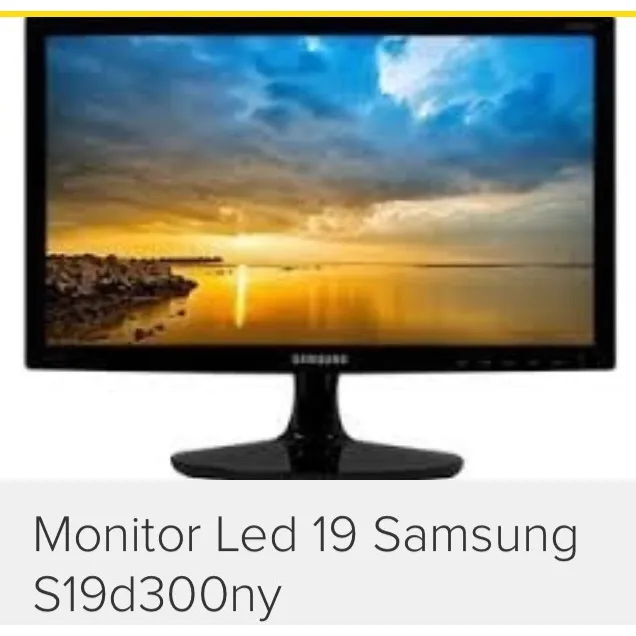 Monitor Samsung Lcd  19 Pulgadas Como Nuevo Poco Uso