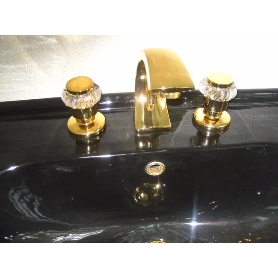 Grifería Corinne Dorada 3 Pzas: Lav./ Bidet /ducha-bañera