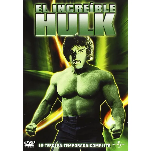 Dvd Original El Increible Hulk Bill Bixby Marvel 3 Temporada