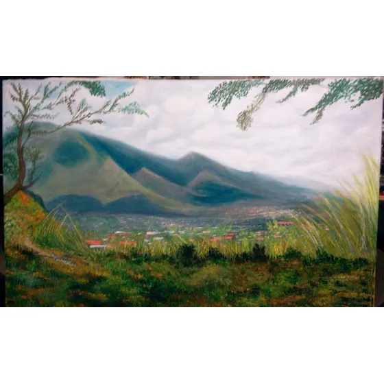 Cuadro Oleo 1.00 X 0.70 - Artista Mirian Flores Calles