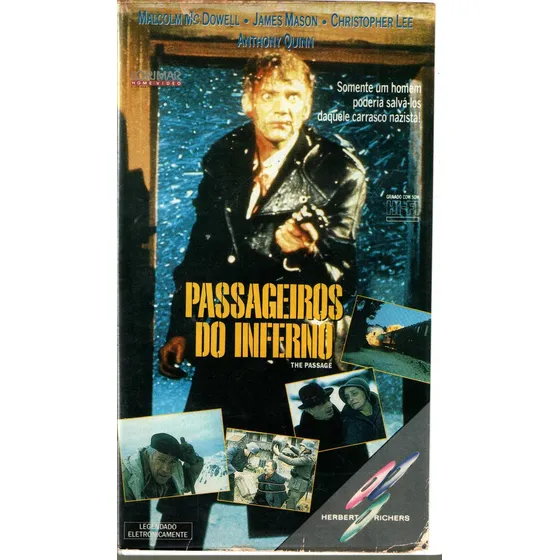 Vhs Dvd Passageiros Do Inferno - Anthony Quin