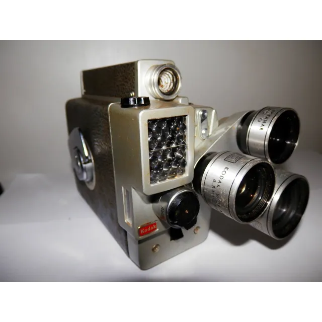 Cámara Kodak Cine Turret Automatic F/1.9 Usada. Vintage.