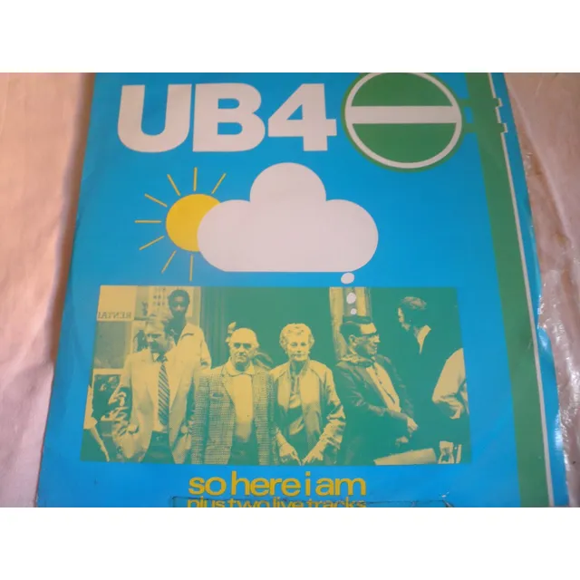 Disco Remix Vinilo 12'' Importado Ub40 - So Here I Am (1983)